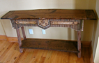 rustic table-rustic hall table-rustic sofa table